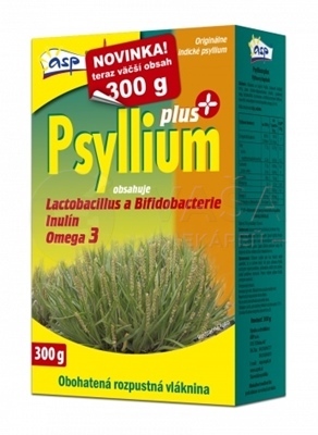 ASP Psyllium Plus Rozpustná vláknina s laktobacilmi a bifidobaktériami
