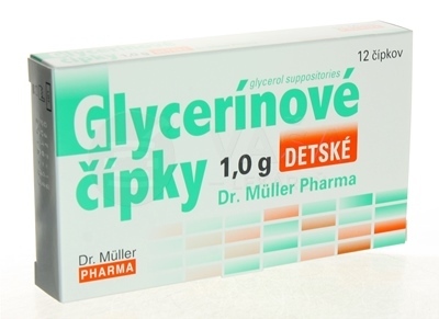 Dr. Müller Glycerínové čapíky detské 1,0 g