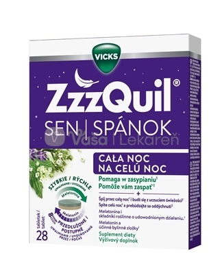 ZzzQuil® Spánok na celú noc