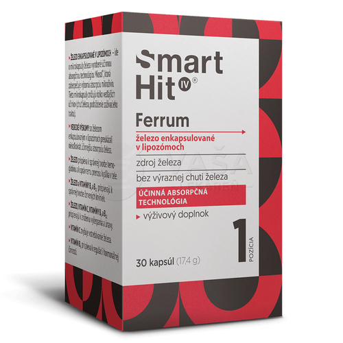 SmartHit IV Ferrum, Lipozomálne železo + vit. C, B6, B12