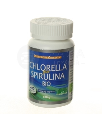 NástrojeZdravia Chlorella + Spirulina BIO