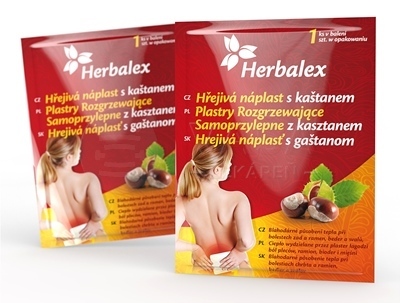 Herbalex Hrejivá náplasť s gaštanom