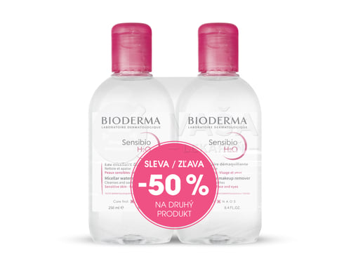 Bioderma Sensibio H2O Festival Micelárna pleťová voda na citlivú pleť (Výhodné duo balenie)