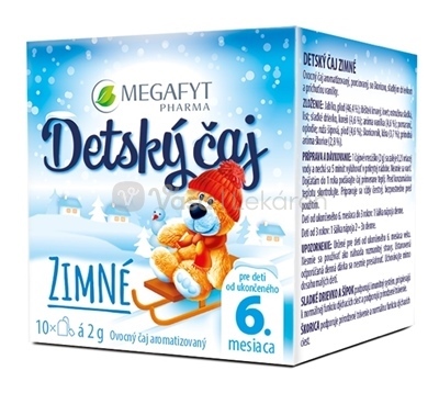 Megafyt Detský ovocný čaj Zimný (od ukončeného 6. mesiaca)