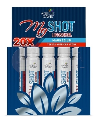 Adelle Davis MgSHOT Liposomal (Magnézium 375 mg)