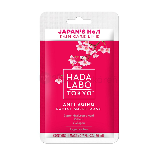 Hada Labo Tokyo Anti-Aging Textilná maska proti vráskam