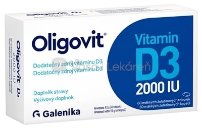 Galenika Oligovit Vitamín D3 2000 IU