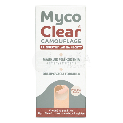 Myco Clear Camouflage Priepustný lak na nechty