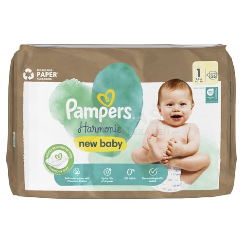 Pampers Harmonie Magic Paper 1 Detské plienky (2-5 kg)