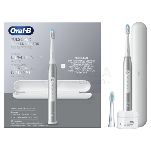 Oral-B Pulsonic Slim luxe 4 500 Silver
