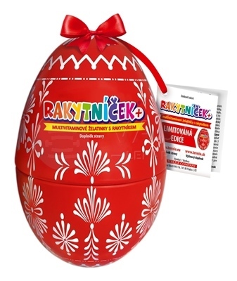 TEREZIA Rakytníček+ Multivitamínové želatínky (Veľkonočné vajce červené)