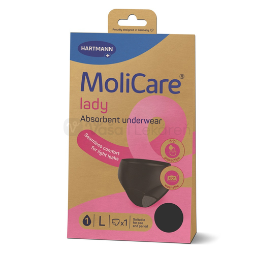MoliCare Lady L  Absorpčná prateľná spodná bielizeň pre ženy