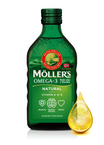 Moller´s Omega-3 Rybí olej Natural