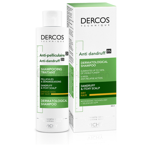Vichy Dercos Anti-pelliculaire Šampón proti suchým lupinám na suché vlasy