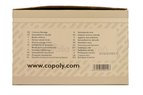 Copoly Samolepiaca bandáž Mix farieb Klasic (10 x 450 cm)