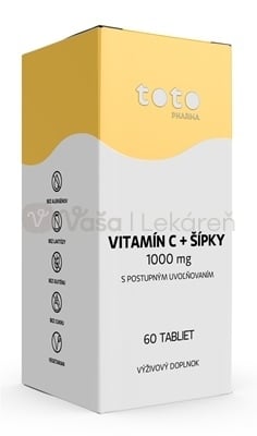 TOTO Vitamín C 1000 mg + Šípky