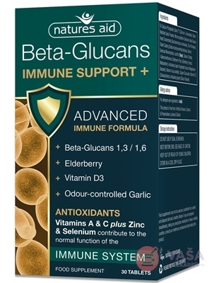 Natures Aid Beta-Glucans Immune Support +