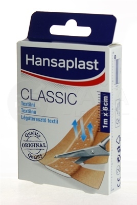 Hansaplast Classic Textilná náplasť (6 cm x 1 m)