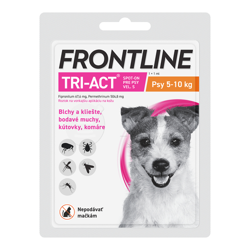 FRONTLINE Tri-act Spot-On pre psy S (5-10 kg)