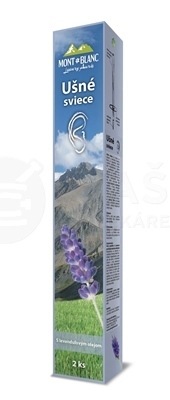 Mont Blanc Luxury Auris Ušné sviece s levanduľovým olejom