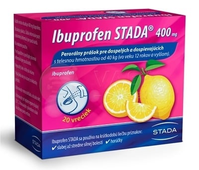 Ibuprofen STADA 400 mg Perorálny prášok