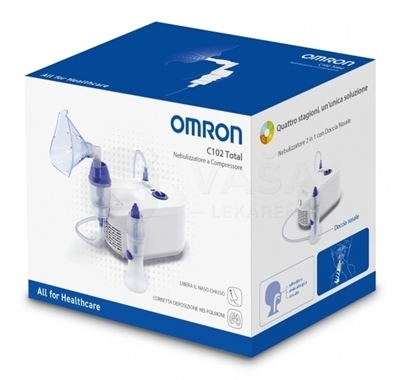 OMRON C102 Total Kompresorový inhalátor s nosnou sprchou