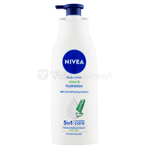 Nivea Aloe &amp; Hydration Ľahké telové mlieko na normálnu až suchú pokožku