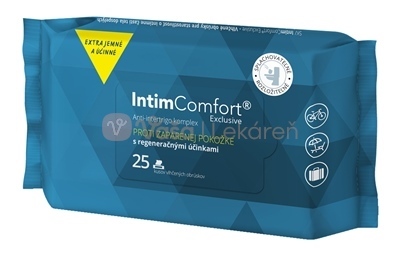 IntimComfort Vlhčené obrúsky proti zaparenej pokožke (Multipack)