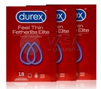 DUREX Feel Thin Extra Lubricated Kondóm (Výhodné balenie 2+1)