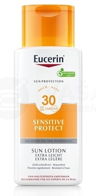 Eucerin Sun Sensitive Protect Extra ľahké mlieko na opaľovanie SPF30