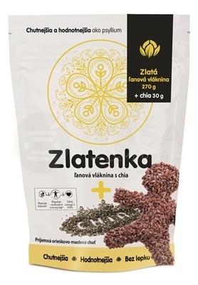 Zlatenka Ľanová vláknina a chia
