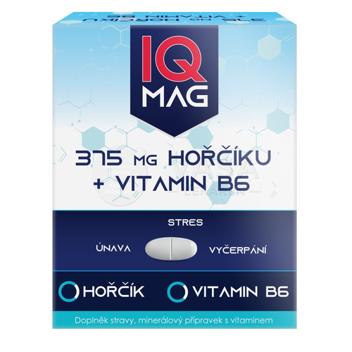 IQ MAG Magnezium 375 mg + vitamín B6