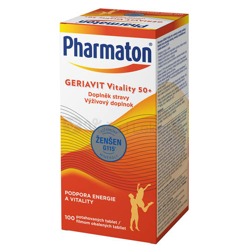 Pharmaton Geriavit Vitality 50+