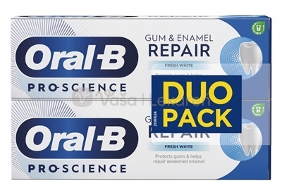 Oral-B Pro-Science Gum &amp; Enamel Repair Fresh White (Duo balenie)