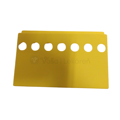 Týždenný dávkovač liekov (žltý)