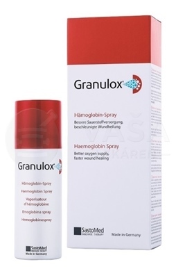 Granulox Hemoglobínový sprej na ošetrenie chronických rán