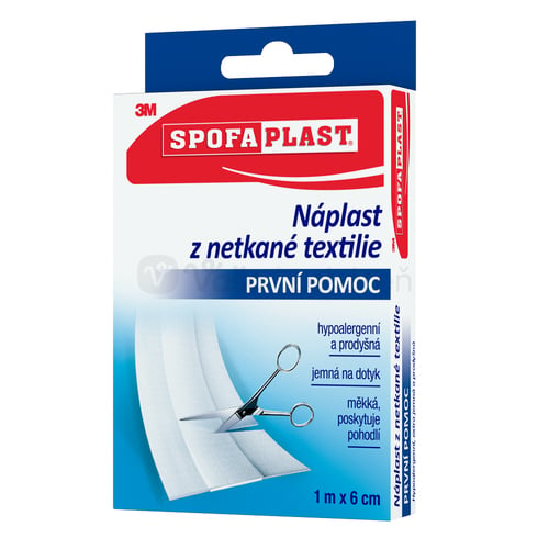 3M SpofaPlast č. 854 Jemná náplasť z netkanej textílie (6 cm x 1 m)