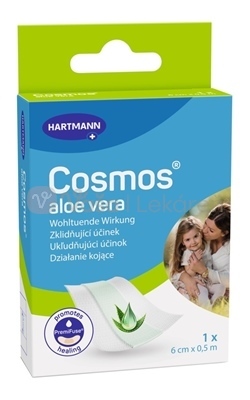 Cosmos Aloe vera Náplasť na rany (6 cm x 0,5 m)