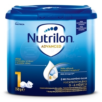 Nutrilon Advanced 1 Počiatočná mliečna dojčenská výživa (od narodenia)