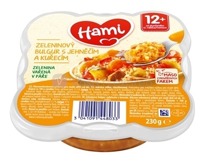 Hami Príkrm Zeleninový bulgur s jahňacím a kuracím (od ukonč. 12. mesiaca)