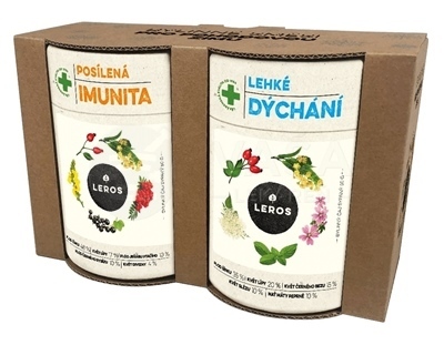 Leros Bylinné čajové zmesi pre pohodovú zimu (Set bylinných čajov)