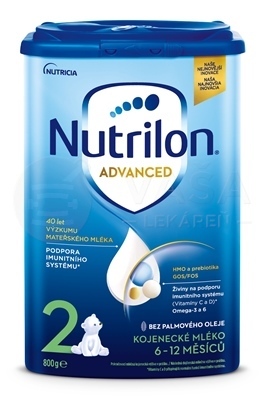 Nutrilon Advanced 2 Následná mliečna dojčenská výživa (od ukončeného 6. mesiaca)
