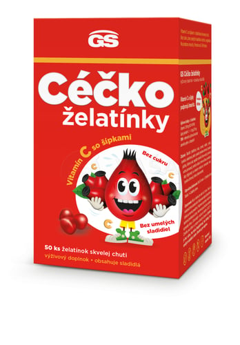 GS Céčko Želatínky Vitamín C so šípkami