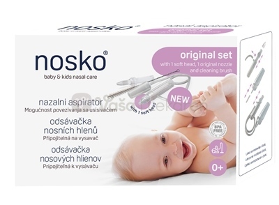 Nosko Original Set Odsávačka hlienov pripojiteľná k vysávaču