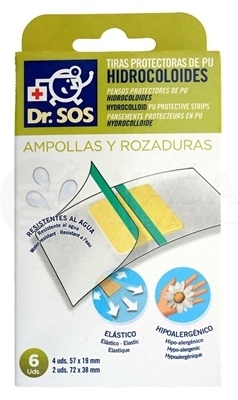 Dr. SOS Hydrokoloidné vodeodolné náplasti (2 veľkosti)