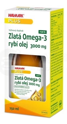WALMARK Zlatá Omega-3 Forte Rybí olej 3000 mg