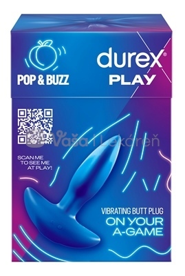 DUREX Play Pop &amp; Buzz Vibračný análny kolík