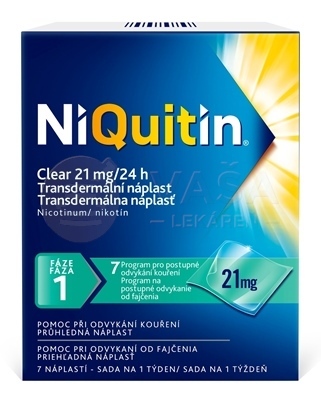 NiQuitin Clear 21 mg/24 h