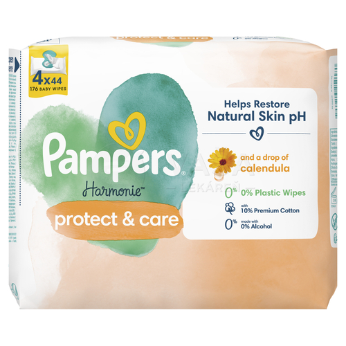 Pampers Harmonie Calendula Vlhčené obrúsky (4 balenia)