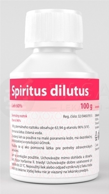 VULM Spiritus dilutus (Zriedený lieh 60%)